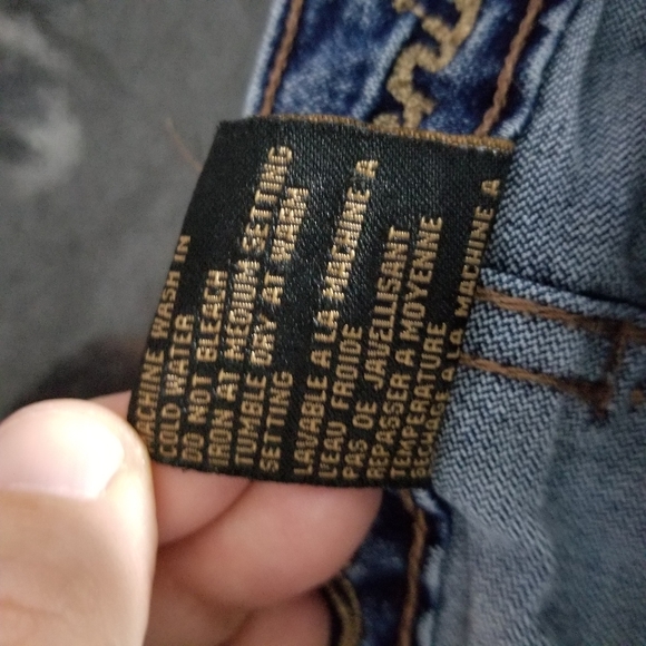 FRILL DENIM | embroidered studded mom jeans - Picture 7 of 7